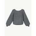 thumbnail image 3 of Scoop Women's Boucle Knit Sweater, 3 of 5