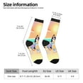thumbnail image 2 of Silaia Bluey Print Adult Socks, Athletic Socks, Mens and Womens Crew Cushion Socks,Work Athletic Running Socks,Casual Breathable Socks, 2 of 6
