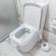 thumbnail image 4 of Billuyoard Almohadilla de inodoro, cubierta de asiento de inodoro, cubierta sólida, cubierta de asiento extraíble, decoración de baño Almacenamiento y organización del hogar azul claro, 4 of 6
