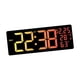 thumbnail image 5 of Reloj de pared digital LED con fecha, semana, horario,  degreeF/ degreeC, despertador electrónico conmutable, calendario para oficina, dormitorio, aula, decoració, 5 of 9