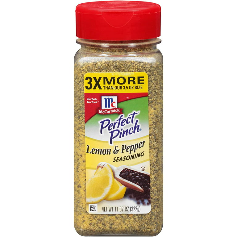 Mccormick Seasoning, Lemon & Pepper - 3.5 oz