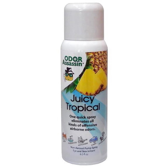 Odor Assassin 1028545 8 oz Liquid Assassin Juicy Tropical Scent Odor Eliminator - Pack of 3