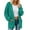 Green, variant on Womens Cardigan Long Loose Fit Sweater Open Front Knit Pocket For Autumn Soft Casual Wear Light Weight Cardigan