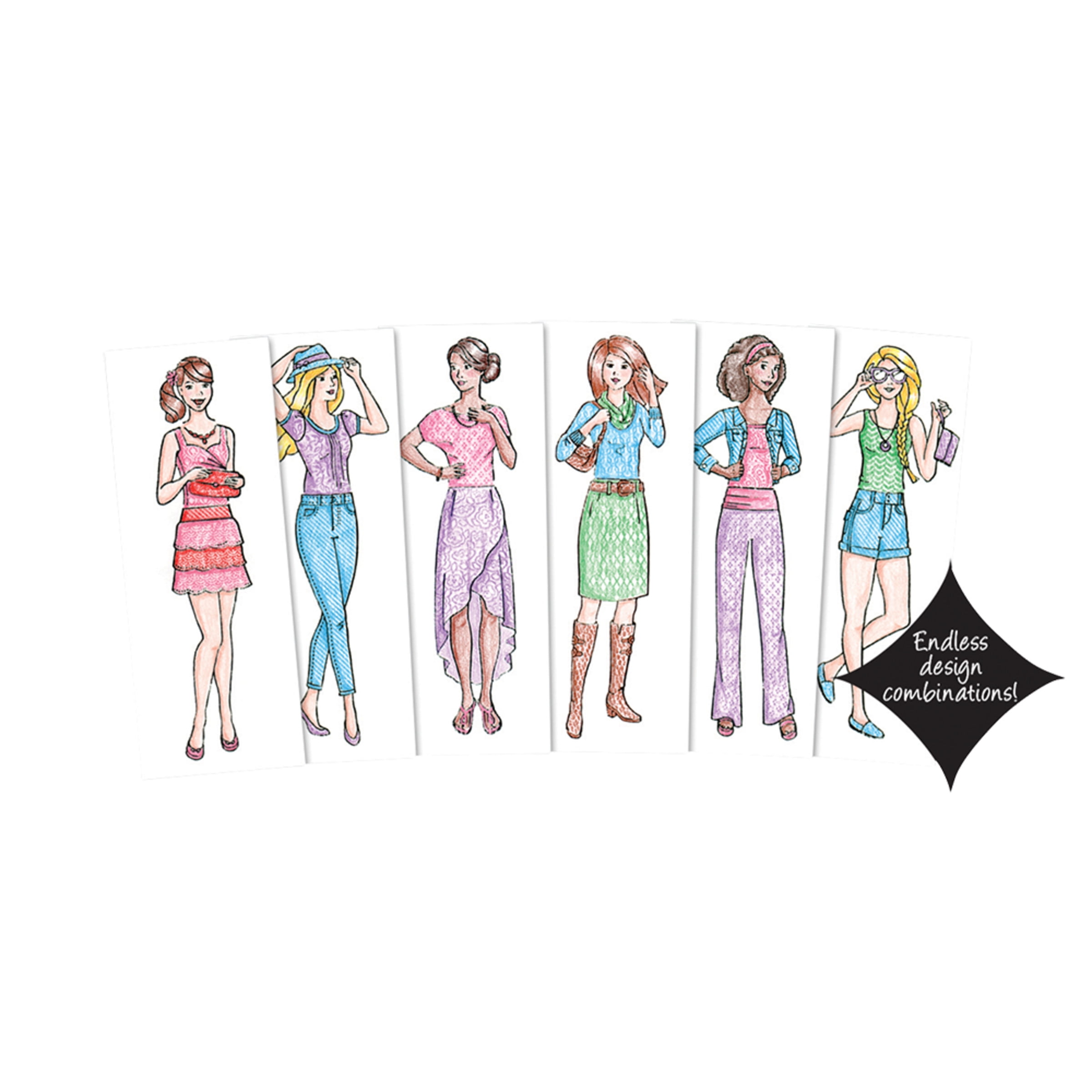 Kahootz Kids Designer Fashion Plates Classic Styles - Activity Kit