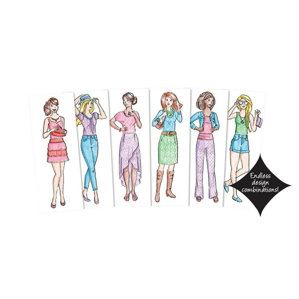 Kahootz Kids Designer Fashion Plates Classic Styles - Activity Kit