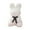 White, variant on Artificial Eternal Rose Rabbit Arrangement, Soft Pink Pe Foam Flower Bunny Decor, Valentines Day Birthday Gift For Wife Girlfriend Best Friend With 1 Piece Bunny Figurine And