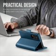 thumbnail image 4 of CaseMe Leather For Samsung Galaxy Z Fold8 5G Wallet Case with RFID Blocking, Card Holder Magnetic Clasp Kickstand Folio Case,Blue,For Galaxy Z Fold8 5G, 4 of 12