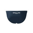 thumbnail image 3 of Women's G-III Sports by Carl Banks Navy Dallas Cowboys Play Action Bikini Bottom, 3 of 3