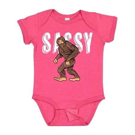 

Inktastic Bigfoot SASSY Happy Sasquatch Gift Baby Boy or Baby Girl Bodysuit