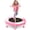 Pink, variant on HOT JUMP 36" Kids Trampoline Indoor with Handle, Mini Toddler Rebounder for Age 3+, Blue