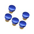 thumbnail image 1 of kurtrusly Versatile 5-Piece T-shape Wine Stopper Silicone Plug Cork Bottle Stopper Cap Collection Blue 1Set, 1 of 6