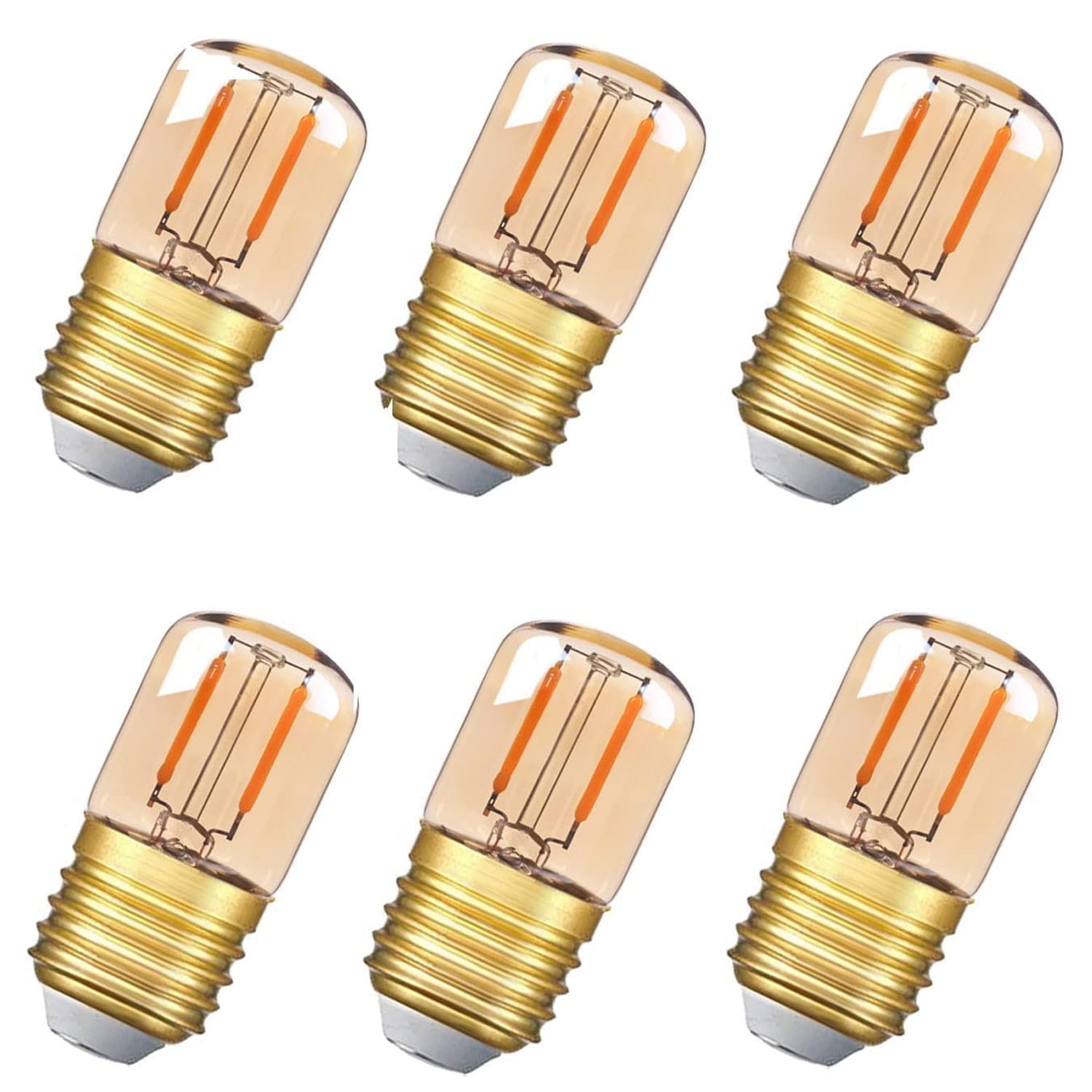 T28 E26 1W LED Night Lights Small Low Watt Vintage 10W Equivalent Light