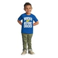 thumbnail image 3 of Funny Bricks Before Chicks Joke Youth T Shirt Tee Boys Infant Toddler Brisco Brands 6M, 3 of 5