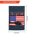 thumbnail image 2 of Air Force American Flag Garden Flag 12x18 Inch Indoor Balcony Courtyard Outdoor Decorative Flag, 2 of 4