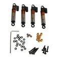 thumbnail image 1 of RC Threaded Tele Shocks, Alloy High Elasticity Double Long Stroke Balanced Riding RC   For 1/18 1/24 RC Crawler Car Black, 1 of 8