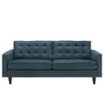 thumbnail image 2 of Modern Contemporary Living Room Upholstered Sofa Navy, 2 of 4