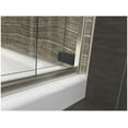 thumbnail image 4 of Kohler 706014-D3-MX 74 x 47.62 in. Levity Sliding Shower Door with 0.25 in. Thick Frosted Glass - Matte Nickel, 4 of 7