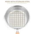 thumbnail image 2 of IDEANATEGRATE Honeycomb Nonstick Frying Pan Set with Stainless Steel Handle, Cookware for Everyday Household Kitchen Use, 2 of 8