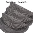 thumbnail image 5 of Mrehloy Woven Round Placemats Set of 6, 15 '' Gray Cotton Braided, Farmhouse Coastal Kitchen Decor, Washable Heat Resistant Table Mats, 5 of 8