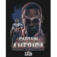 thumbnail image 2 of Girl's Marvel The Falcon and the Winter Soldier Captain America Stance  Graphic Tee Black Medium, 2 of 4