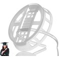 thumbnail image 1 of Graduation Cap Headband—2025 Adjustable Grad Cap Headband Remix Secure Your Caps, Graduation Hat Insert (White, 1), 1 of 7