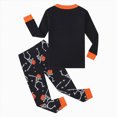 thumbnail image 5 of KPVEVIQ 2 Piece Boys Girls Halloween Pajamas Kids Pumpkin Head Glow Print Long Sleeve Top and Pants Pajamas Pjs Sleepwear Set for Toddler Little Boys,9-10 Y, 5 of 9