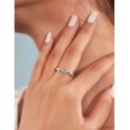 thumbnail image 3 of Alianza de boda IMOLOVE Moissanite de plata de ley 925 Sz 8.5, 3 of 8