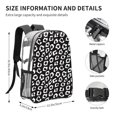 thumbnail image 4 of Gaeub Black Leopard Print Clear Backpack ,Clear Transparent Backpack, PVC Bag with Side Pockets,for Concert, Beach, Work, Travel & Sporting, 4 of 7