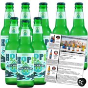 H2OPS Sparkling Hop Water 8PK - Original, 0 Alcohol, 0 Calorie, (8 12oz Glass Bottles) Craft Brewed, Premium Hops, Lightly Carbonated, Gluten Free, Unsweetened, NA Beer