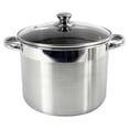 thumbnail image 1 of Heuck 36111 16 Quart Stock Pot with Glass Lid, Silver, 1 of 2