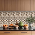 thumbnail image 5 of 36 Pcs 4 Style Wall Stickers Brown Beige Peel and Stick Wall Tile Sticker Geometric Texture Waterproof Self Adhesive Stick on Tile Decals f, 5 of 7