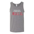 thumbnail image 3 of Normal Isnâ€™t Coming Back Jesus Is Inspirational/Christian Mens Graphic Tank Top, Heather Grey, X-Large, 3 of 5