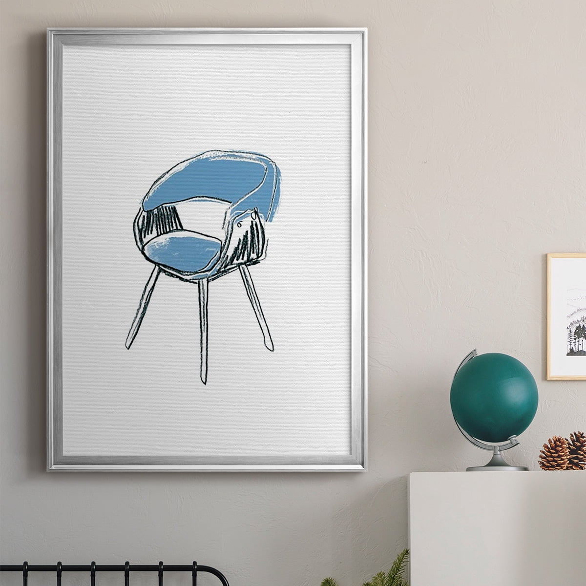 Take a Seat I Premium Framed Print, in Gold, Black, or Silver - Ready to Hang