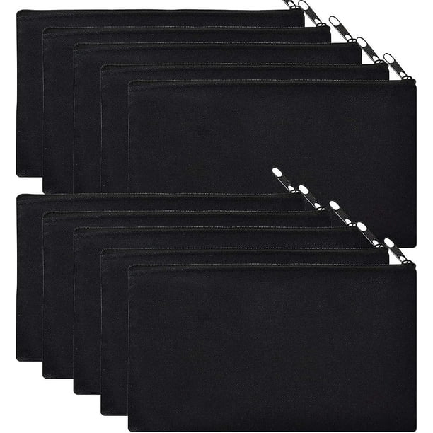 10 Pieces Of Blank Cloth Bags Diy Cloth Bag With Zipper Blank Pencil 10 pieces of blank cloth bags diy cloth bag with zipper blank pencil