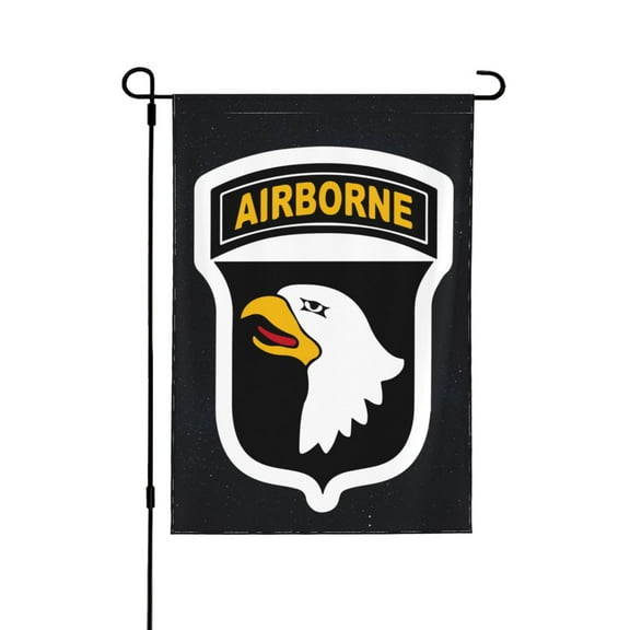 101st Airborne Division Garden Flag 12.5 X 18 Inch Double Sided, Decorative Flag Balcony Courtyard Indoor Welcome Garden Flag