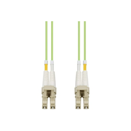 AddOn - Crossover cable - LC/UPC multi-mode (M) to LC/UPC multi-mode (M) - 3 m - 0.1 in - fiber optic - duplex - 50 / 125 micron - OM5 - OFNP - indoor, plenum - lime