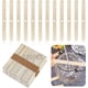 thumbnail image 1 of Wooden Candle Kit 100Pcs Natural Wick Clips Holders Thick Sticks Centering Device Countering Tools Bars Wick Clips for Scented, 1 of 4