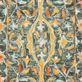 thumbnail image 6 of SAFAVIEH Aspen Peter Floral Bordered Wool Runner Rug, Olive/Rust, 2'3" x 7', 6 of 7