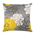 thumbnail image 2 of Yellow Grey Pillow Covers 18x18 Inch,Xmas Decorative Daisy Throw Pillow Cover for Couch Modern Farmhouse Pillow Case for Living Room Outdoor Home Decor, 2 of 5
