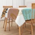 thumbnail image 6 of Duangreer Boho Rectangle Tablecloth, Modern Abstract Geometric Leaf Patterns, Washable Table Cover with Waterproof Wrinkle Resistant for Restaurant Picnic Indoor Outdoor, 60 x 70 Inch, 6 of 6