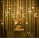 thumbnail image 4 of Guirnalda de luces LED con forma de luna y estrellas para decoración de fiestas de bodas, EID, Mubarak, Ramadán, San Valentín, Navidad y fiestas, 4 of 5