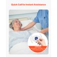 thumbnail image 3 of VEVOR Early Alert Bed Alarm System Wireless Bed Sensor Pad with Call Button & Pager, 3 of 9