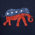 thumbnail image 3 of CafePress - Glitter Republican Elephant Hoodie (Dark) - Pullover Hoodie, Classic, Comfortable Hooded Sweatshirt, 3 of 4