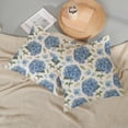 thumbnail image 5 of Spring Pillow Covers 18x18 Inch Set of 2, Blue Hydrangea Flower Throw Pillows Spring Summer Floral Decorations Holiday Farmhouse Pillowcase Linen Outdoor Decor Cushion Case for Couch Sofa Home, 5 of 6