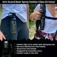thumbnail image 6 of UDAP Griz Guard Bear Pepper Spray with Holster, 7.9 oz, 2 Pack, 225GG2, 6 of 8