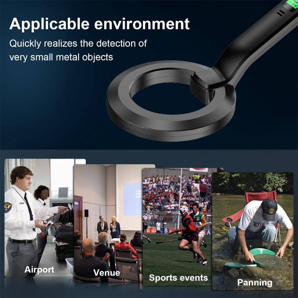 CEORPER Portable Metal Detectors Accurate Metal Detection Tool Metal Detecting Device Reliable Metal Detectors Sound Vibration