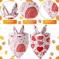 thumbnail image 3 of Suéter con capucha de cuatro patas para mascotas Ropa para mascotas Ropa abrigada de otoño e invierno para perros Ropa roja para mascotas 2104, 3 of 5