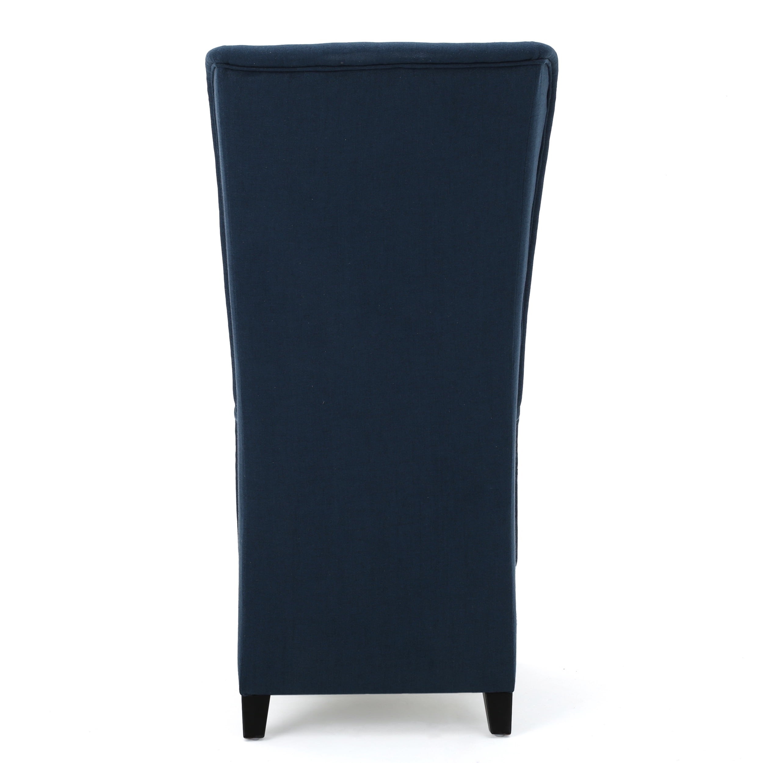 Noble House Ivette Contemporary Fabric Dining Chair, Dark Blue