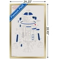 thumbnail image 3 of Star Wars: The Last Jedi - R2 Blowout Wall Poster, 22.375" x 34", Framed, 3 of 3