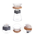 thumbnail image 4 of 2 cafeteras de vidrio con filtro duradero para café, recipiente de almacenamiento de vidrio, 4 of 8